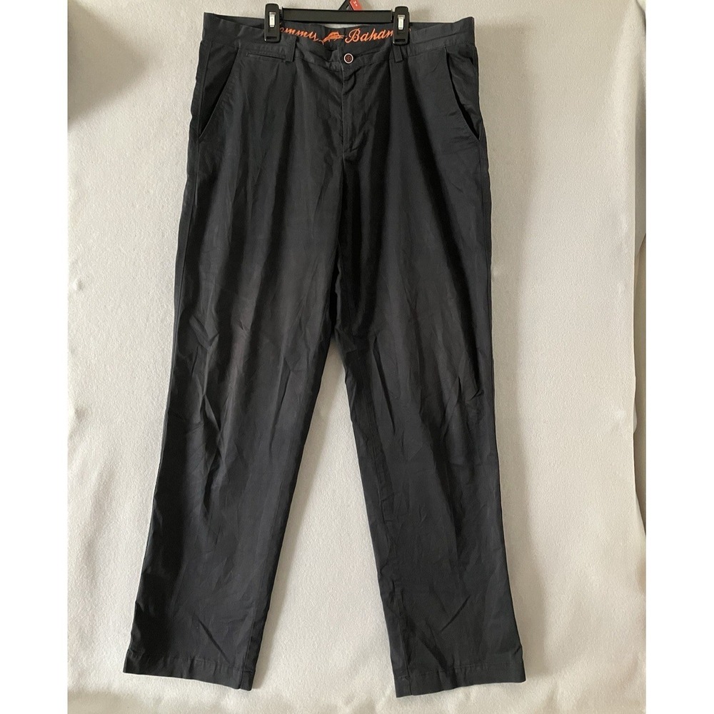 Tommy Bahama Chino Pants Men's 36x34 Dark Blue Cotton Blend Casual Comfort